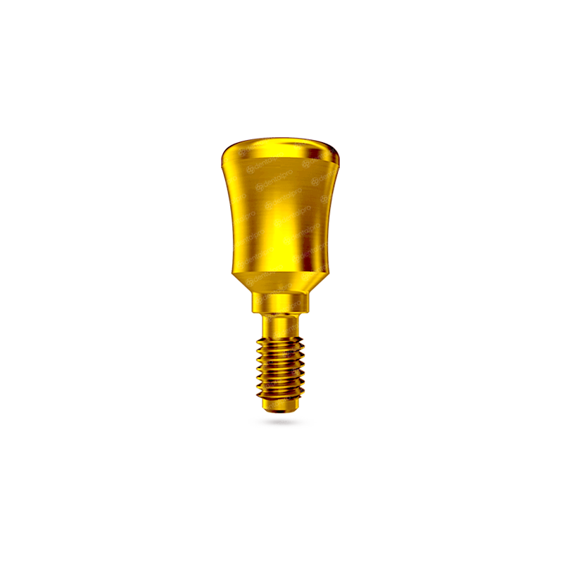 Cofia de Cicatrización de Titanio Dorado Cóncava Ø4.5 para Plataforma Estándar - Hexágono Interno (SP)