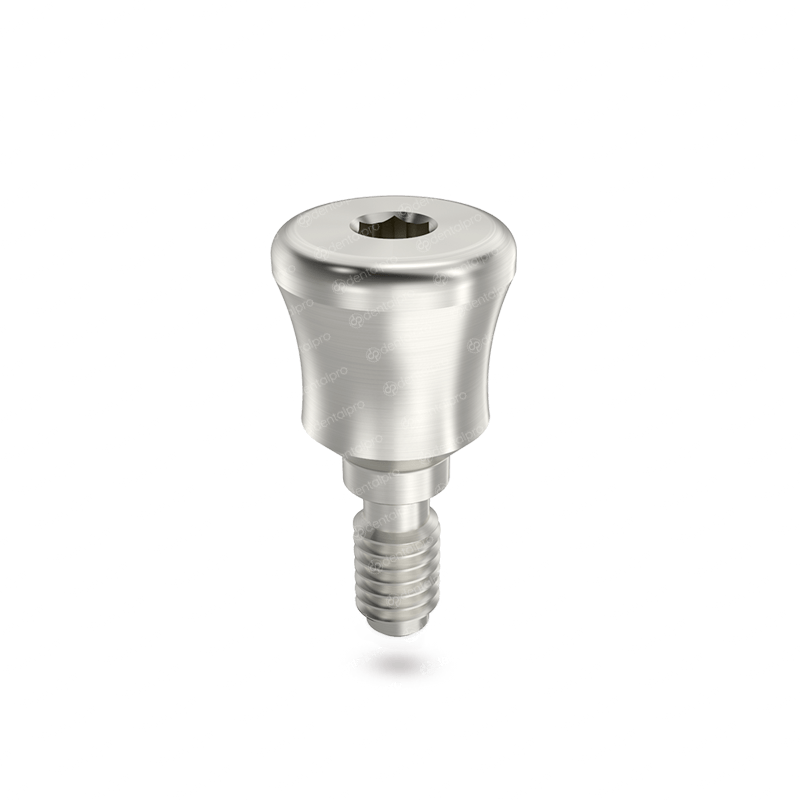 Cofia de Cicatrización Estética de Titanio Cóncava Ø4.5 para Implante Dental - Hexágono Interno (SP)