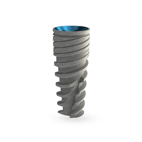 Neo spiral dental implant - front view