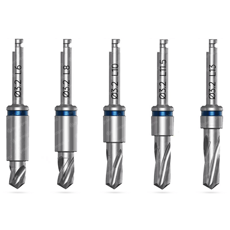 ImplaKit® Tope - Kit de Brocas con Tope Integral de Calidad Premium