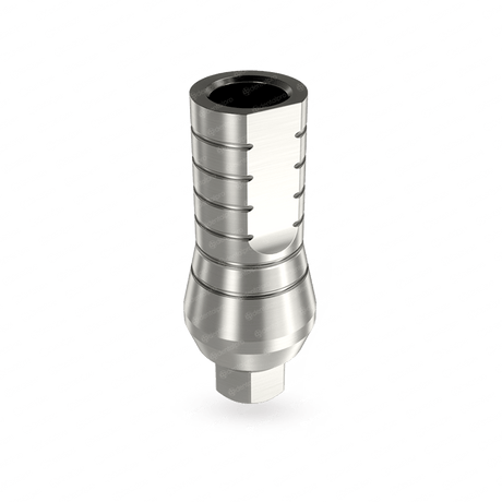 Straight titanium abutment - front view