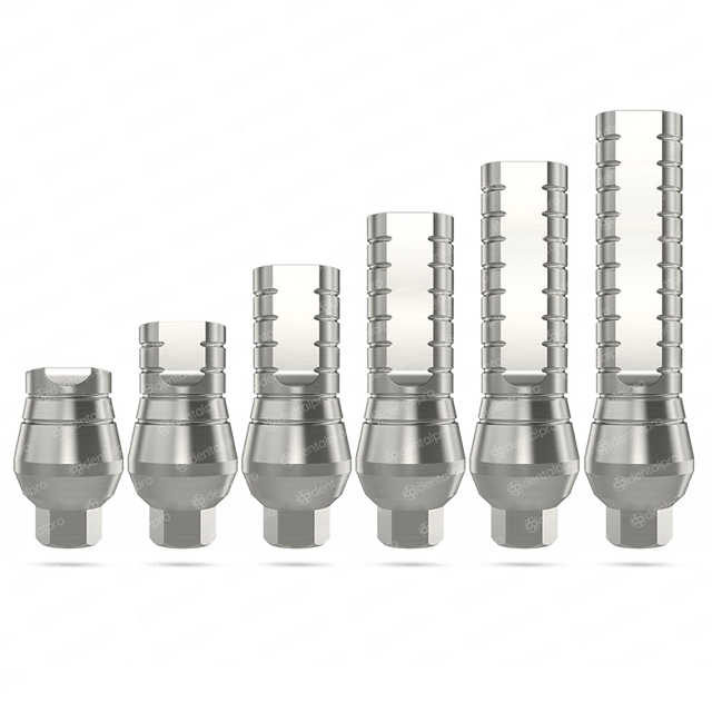 Straight titanium abutment - all sizes
