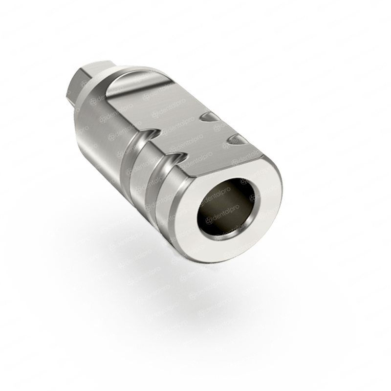 Short closed tray transfer for dental implant - top view