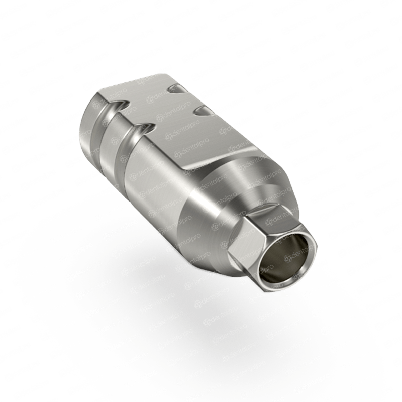 Short closed tray transfer for dental implant - bottom view