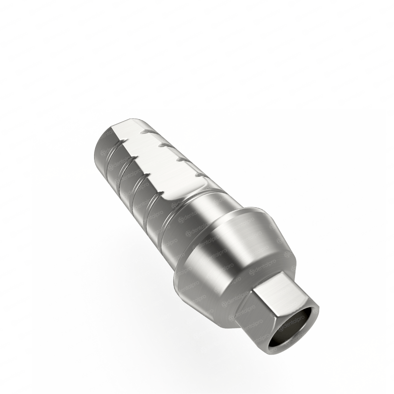 Straight abutment for dental implant - bottom view