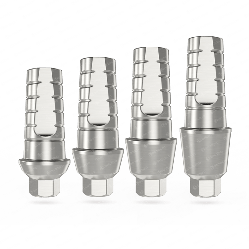 Straight abutment for dental implant - 4 sizes