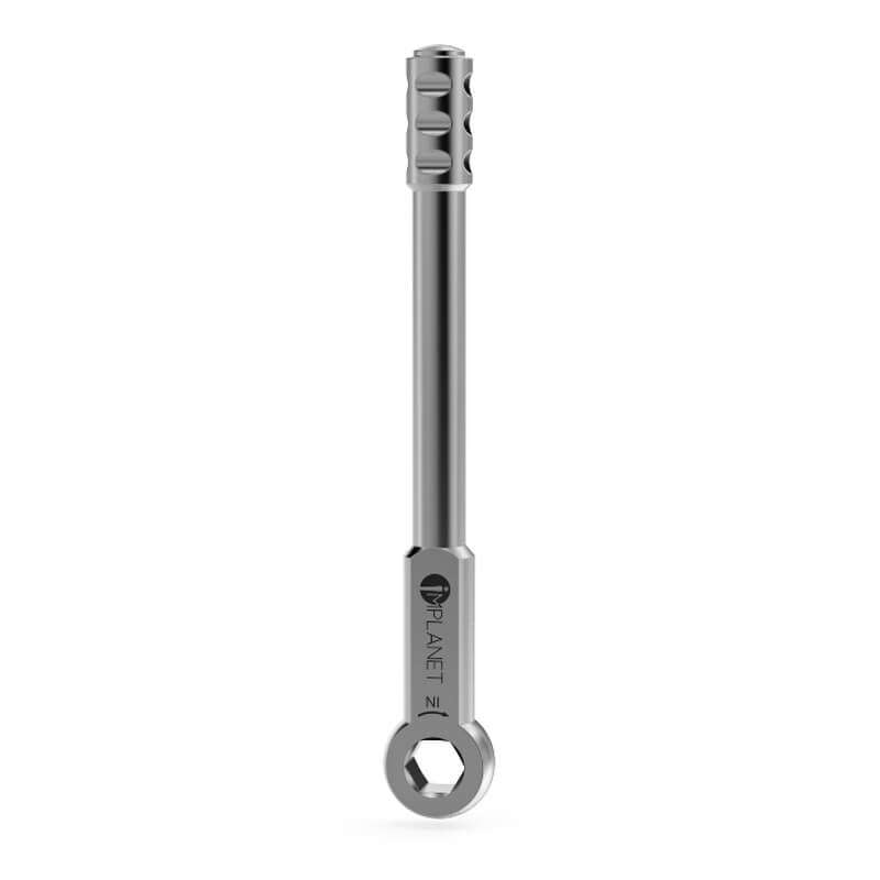 Surgical kit for dental implant - ratchet wrench front view