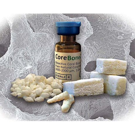 Bio coral bone graft material for dental implant
