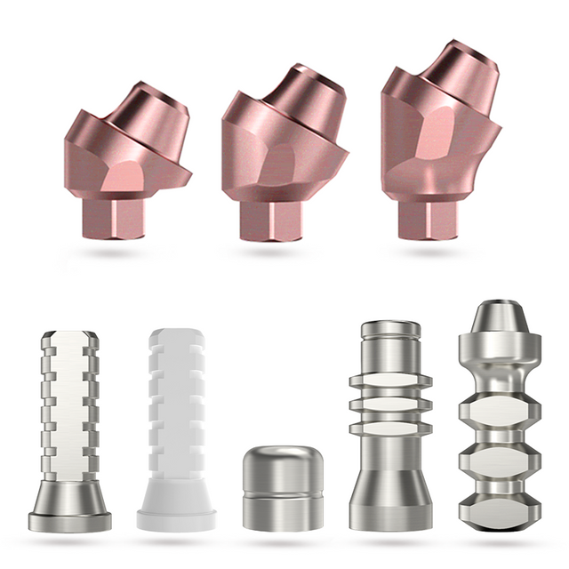 Angled multi unit set for dental implant - full set