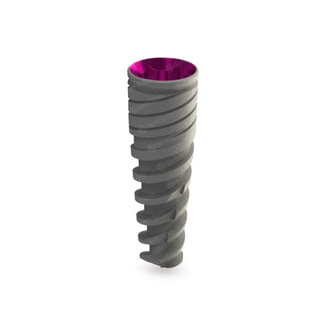 Neo spiral dental implant - front view