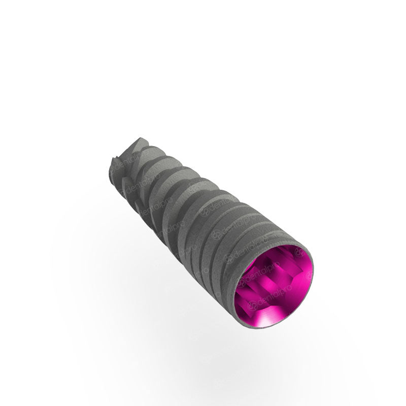 Neo spiral dental implant - top view