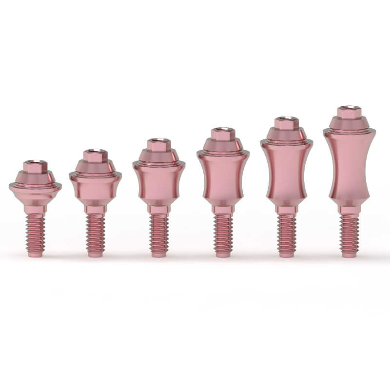 イミュライズ set iMUA® Straight Rose-Gold Premium Multi Unit Set - Internal Hex (SP