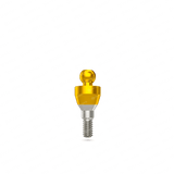 Premium Golden Straight Ball Attachment - Internal Hex (NP)