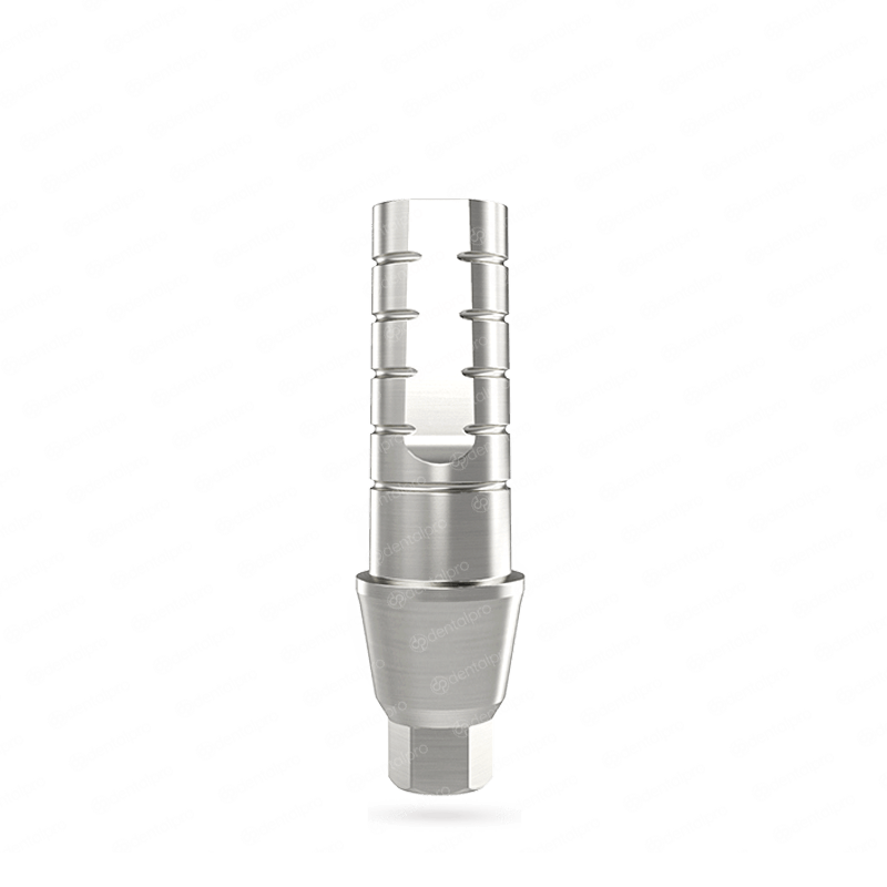 Straight Titanium Shoulder Abutment for Narrow Dental Implant - Internal Hex (NP)