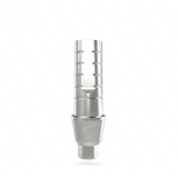 Straight Titanium Shoulder Abutment for Narrow Dental Implant - Internal Hex (NP)