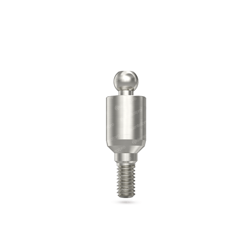 Straight Titanium Ball Attachment - Internal Hex (SP)