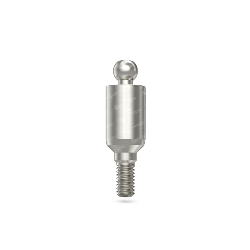 Straight Titanium Ball Attachment - Internal Hex (SP)