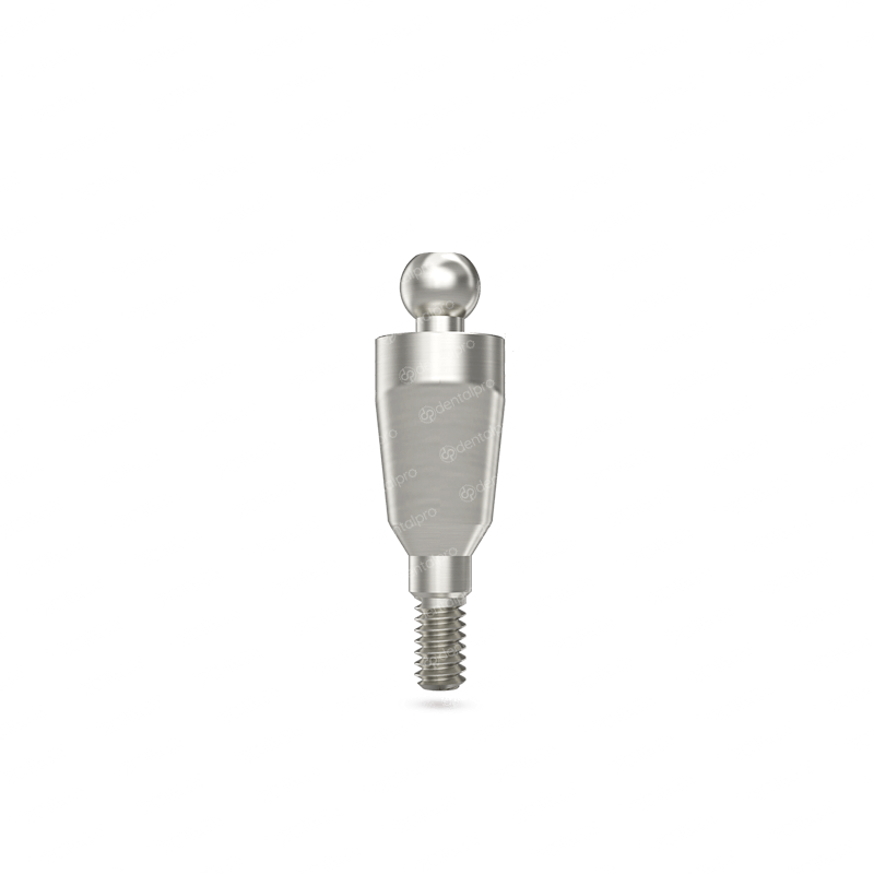 Straight Titanium Ball Attachment - Internal Hex (NP)