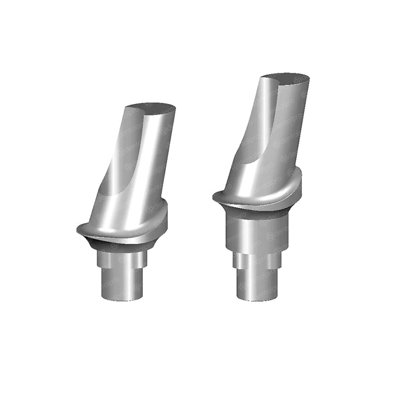 15° Angled Anatomic Titanium Abutment Nobel Replace® Compatible - Trilobe (NP)