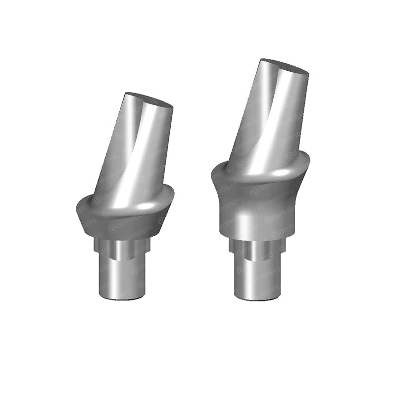 Pilar de Titanio Angulado a 15° Inverso Compatible con Nobel Replace® - Trilobulado (RP)