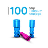 Any 100 Titanium Implant Lab Analogs - Internal Hex