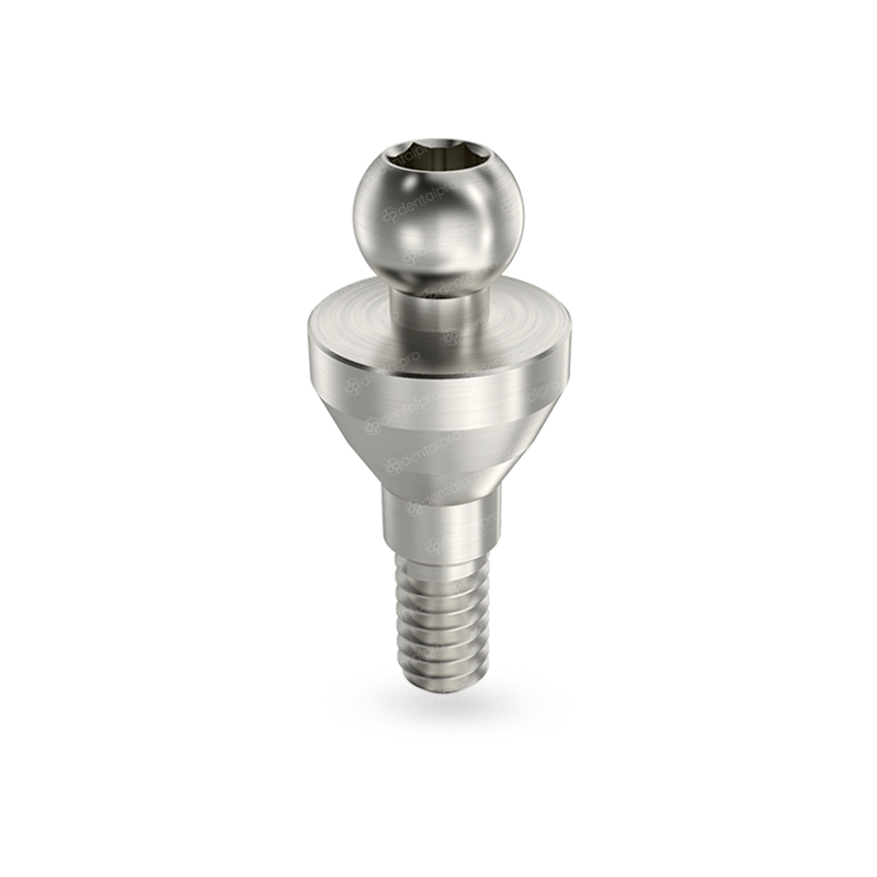 Straight Titanium Ball Attachment Set - Internal Hex (SP)