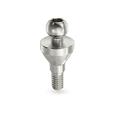 Straight Titanium Ball Attachment - Internal Hex (SP)