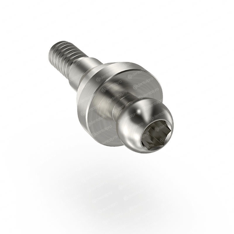 Straight Titanium Ball Attachment - Internal Hex (NP)