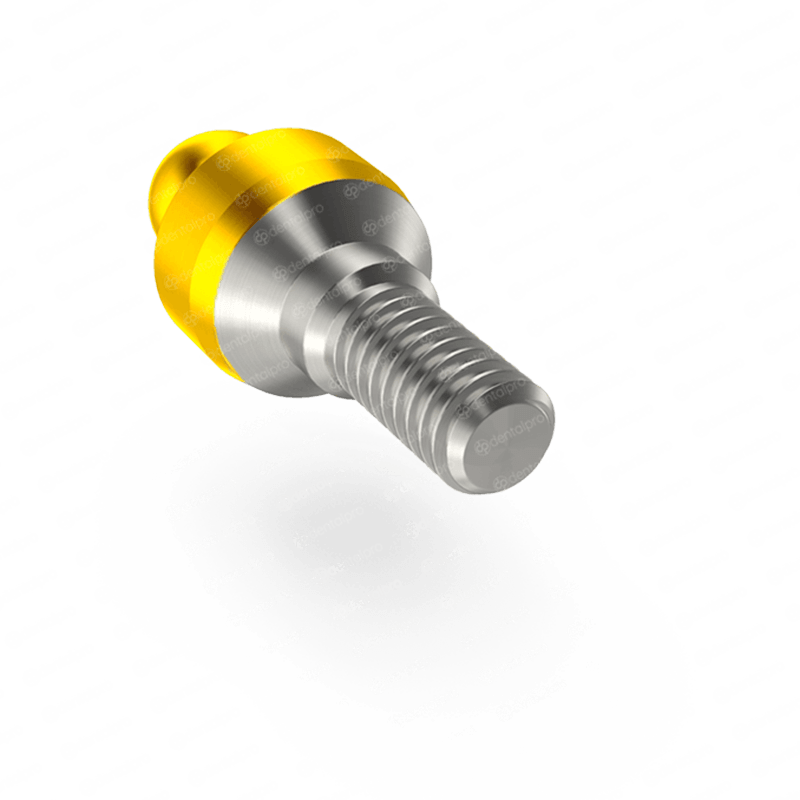 Premium Golden Straight Ball Attachment - Internal Hex (SP)