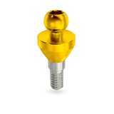 Premium Golden Straight Ball Attachment - Internal Hex (NP)