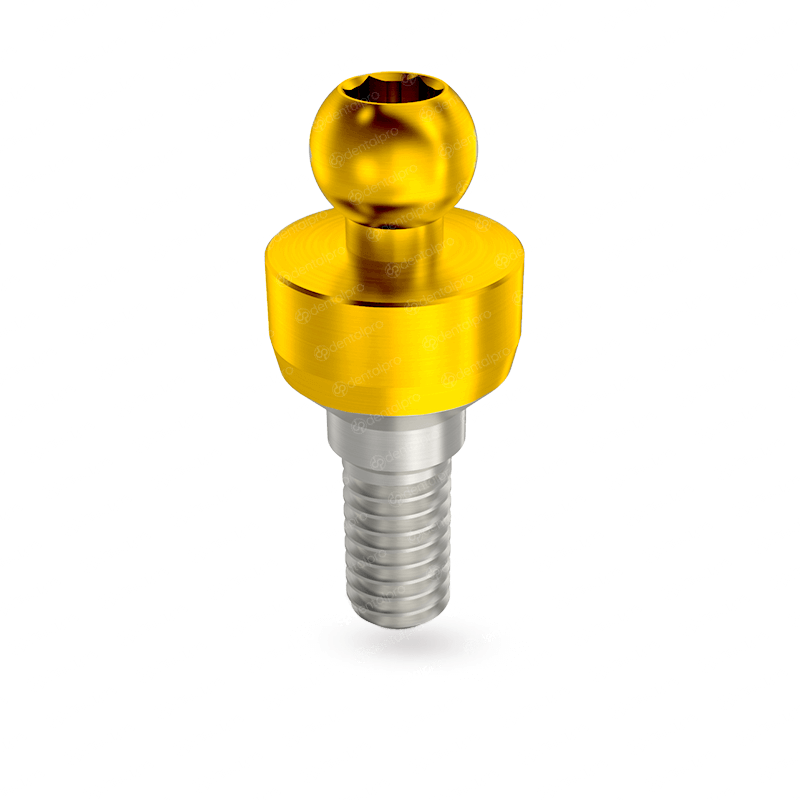 Premium Golden Ball Attachment Set - Internal Hex (SP)