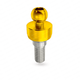 Premium Golden Straight Ball Attachment - Internal Hex (SP)