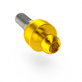 Premium Golden Straight Ball Attachment - Internal Hex (SP)