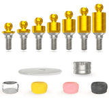 Premium Golden Ball Attachment Set - Internal Hex (SP)