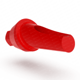 15° Angled Castable Anatomic Plastic Abutment - Internal Hex (SP)