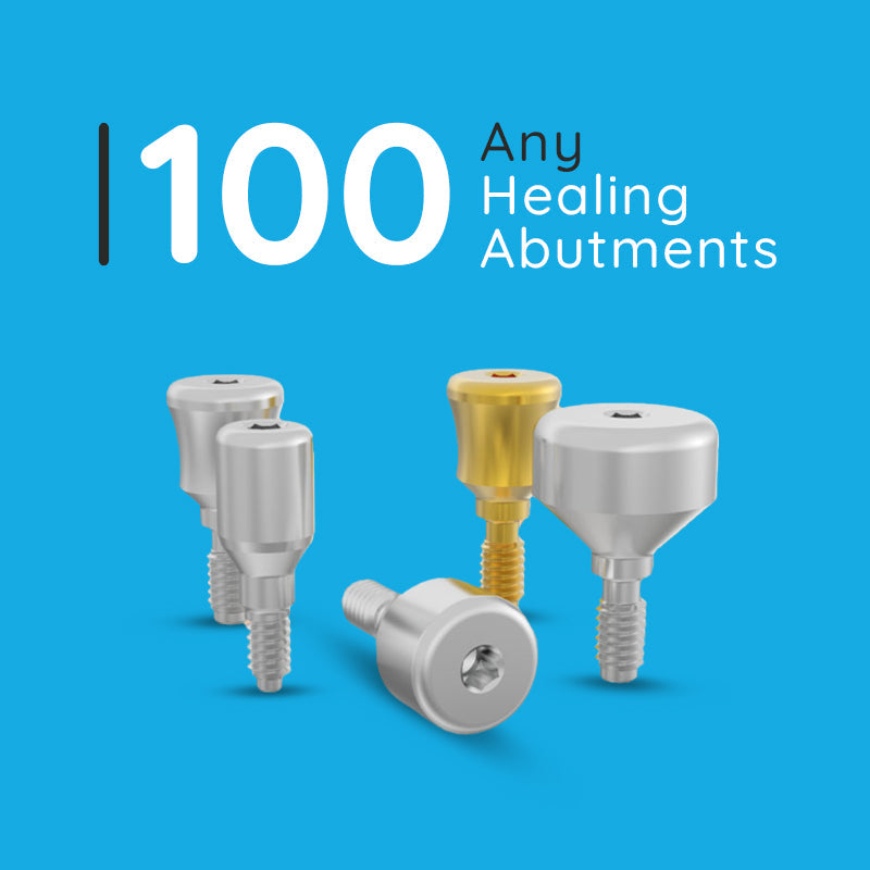 Any of 100 Healing Caps Abutments for Dental Implant - Internal Hex ...