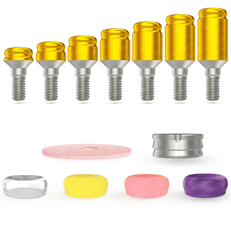 Premium Golden Click Attachment Set - Internal Hex (SP)