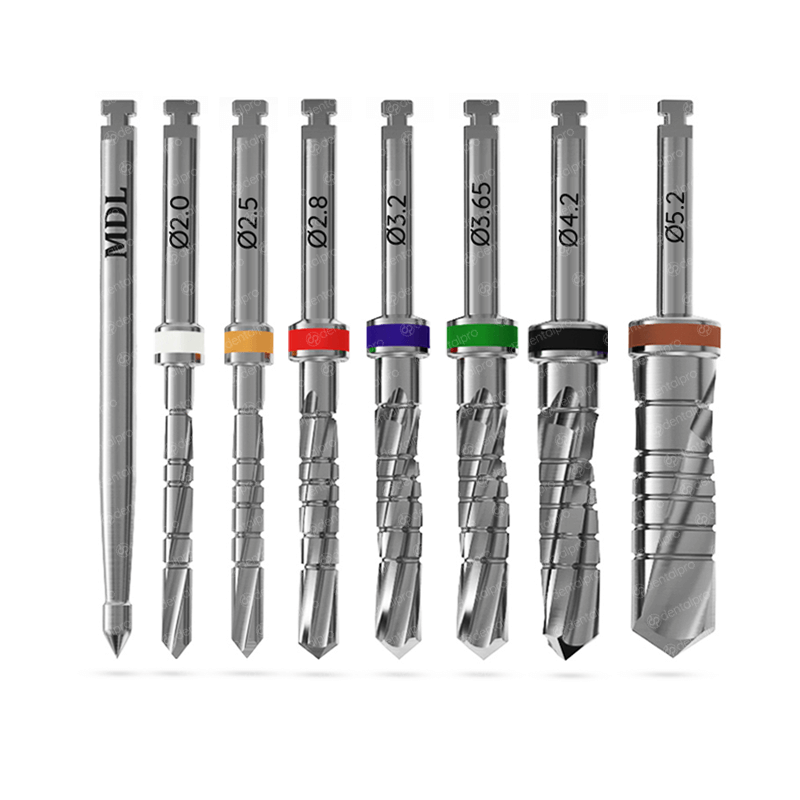 External Irrigation Parallel Twisted Drill for Dental Implant