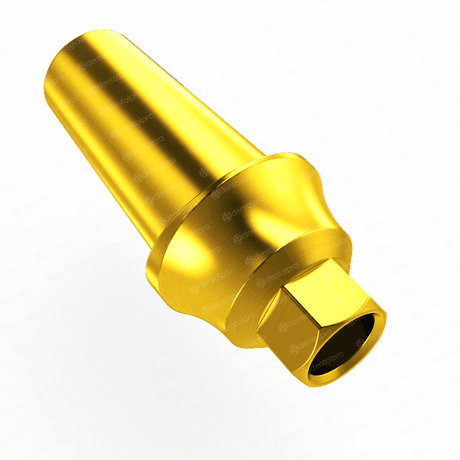 Straight Concave Titanium Abutment for Dental Implant - Internal Hex (SP)