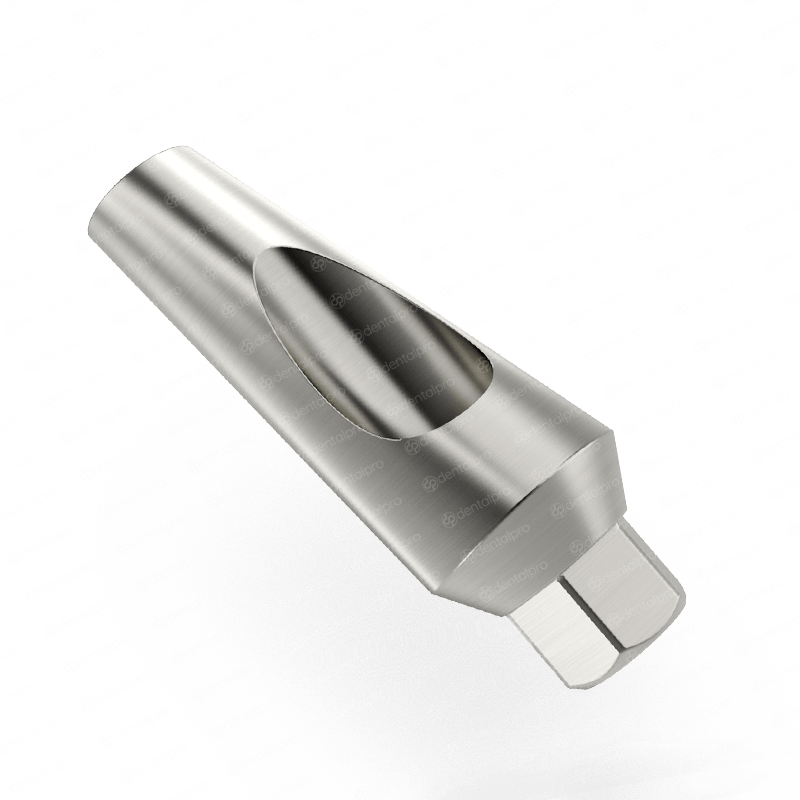 25° Angled Titanium Abutment for Dental Implant - Internal Hex (NP)