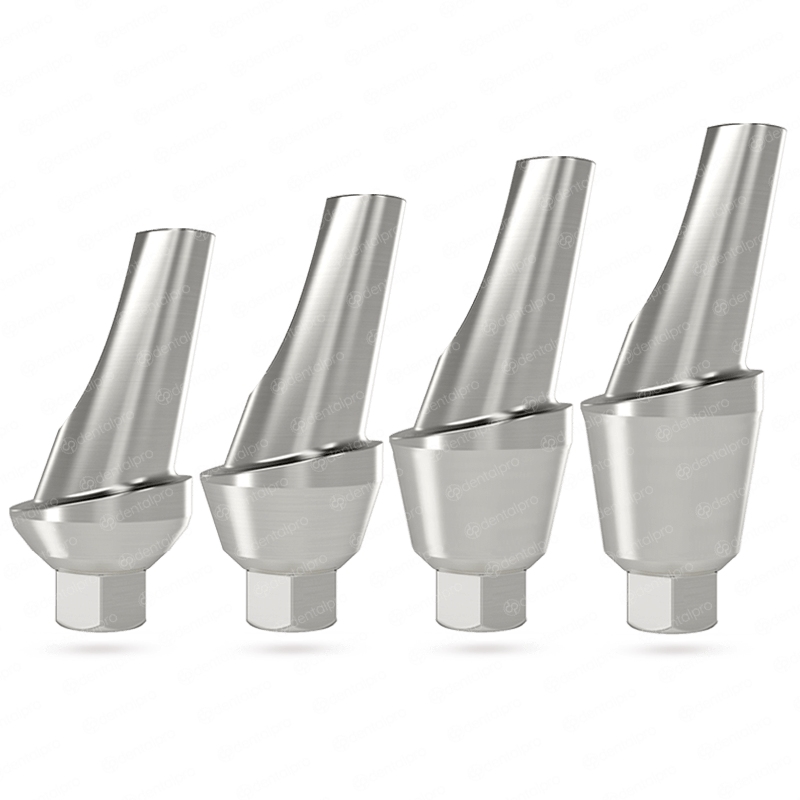 15° Angled Titanium Shoulder Abutment for Dental Implant - Internal Hex (SP)