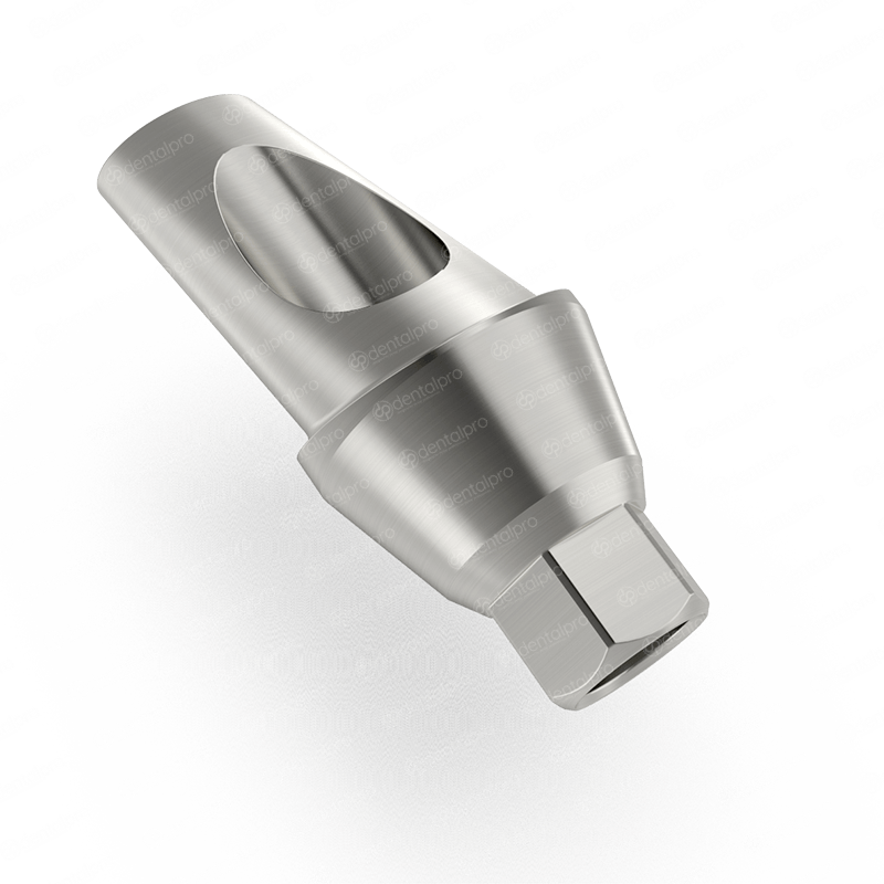 25° Angled Titanium Shoulder Abutment For Dental Implant - Internal Hex (NP)