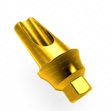 15° Angled Concave Titanium Abutment for Dental Implant - Internal Hex (SP)