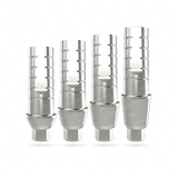 Straight Titanium Shoulder Abutment for Narrow Dental Implant - Internal Hex (NP)