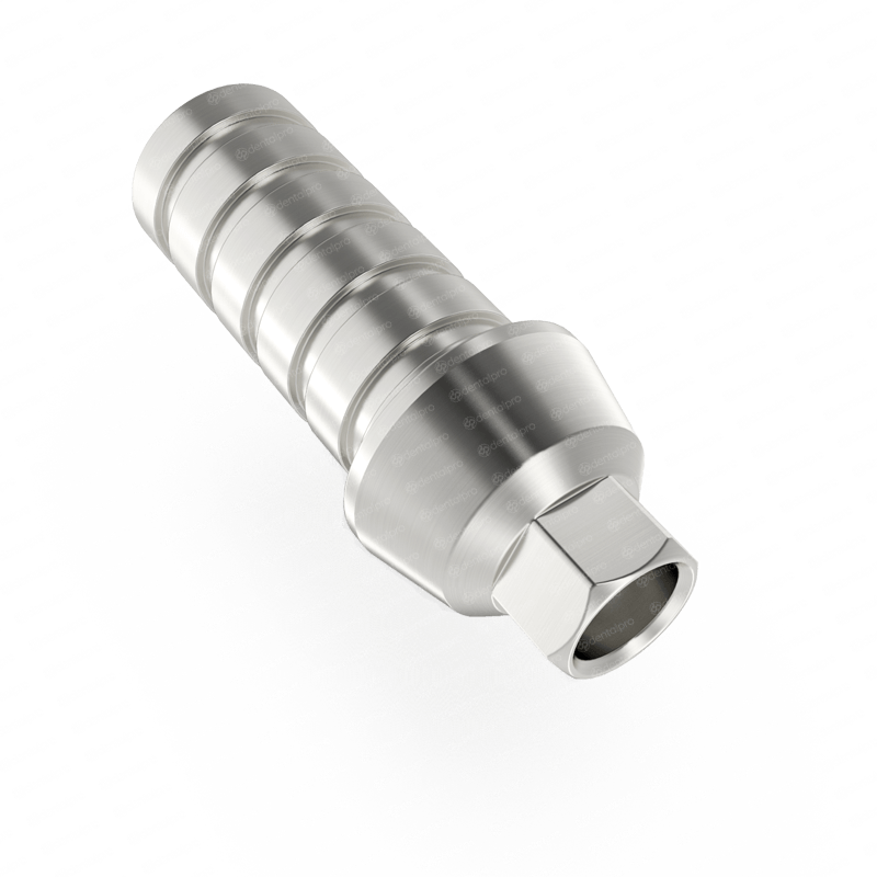 Hexagonal Temporary Straight Titanium Abutment For Dental Implant - Internal Hex (SP)