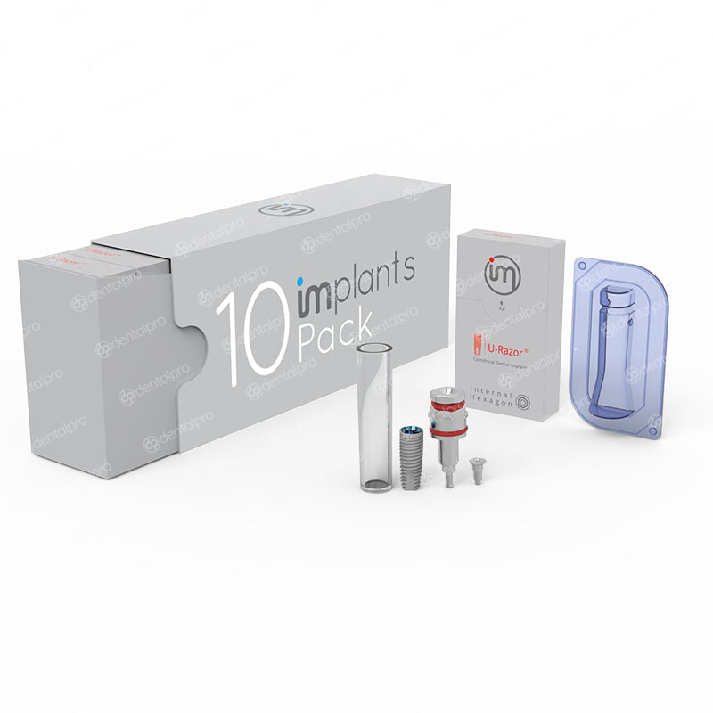 U-Razor® Cylindrical Dental Implant - Internal Hex (SP) – Dental Pro™