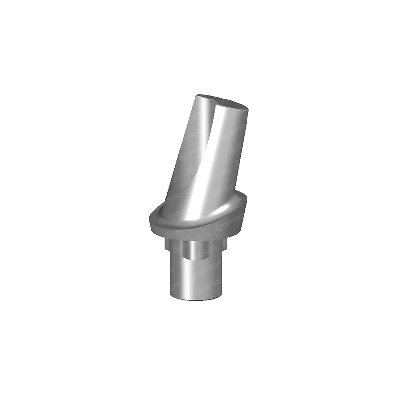 Inverse 15° Angled Titanium Abutment Nobel Replace® Compatible - Trilobe (WP)